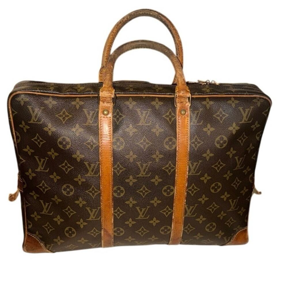 LOUIS VUITTON Serviette Ambassadeur Vintage Soft Briefcase / Leather Satchel
